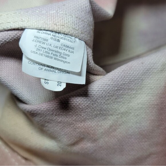 Madewell The Canvas Transport Tote in Watercolor Tie Dye Design - Picture 7 of 7